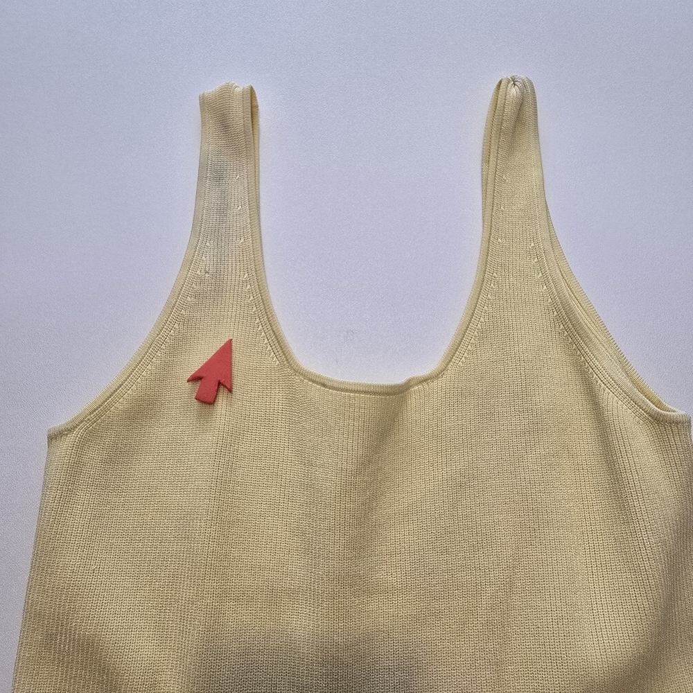 SIMKHAI Silas Knit Midi Casual Dress Scoop neck Sleeveless Pull on Size L - Picture 5 of 14